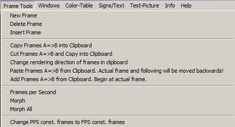 Fig.66 menu frame tools