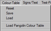 Fig.79 color table menu
